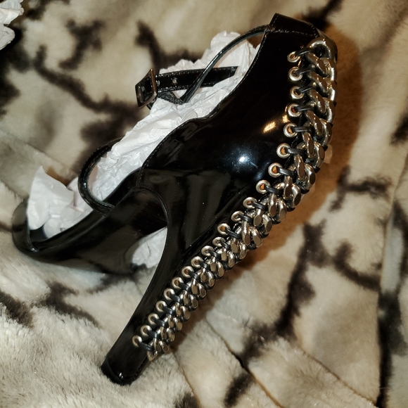 🔥 Authentic Versace Chain Heels 🔥 - Picture 3 of 16